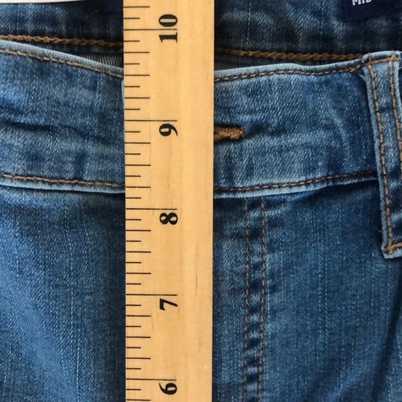 🔴 2 for $25 Chaps Women's Mid Rise Crop Kick Jeans Size 10/ 30 inseam … - Picture 4 of 7